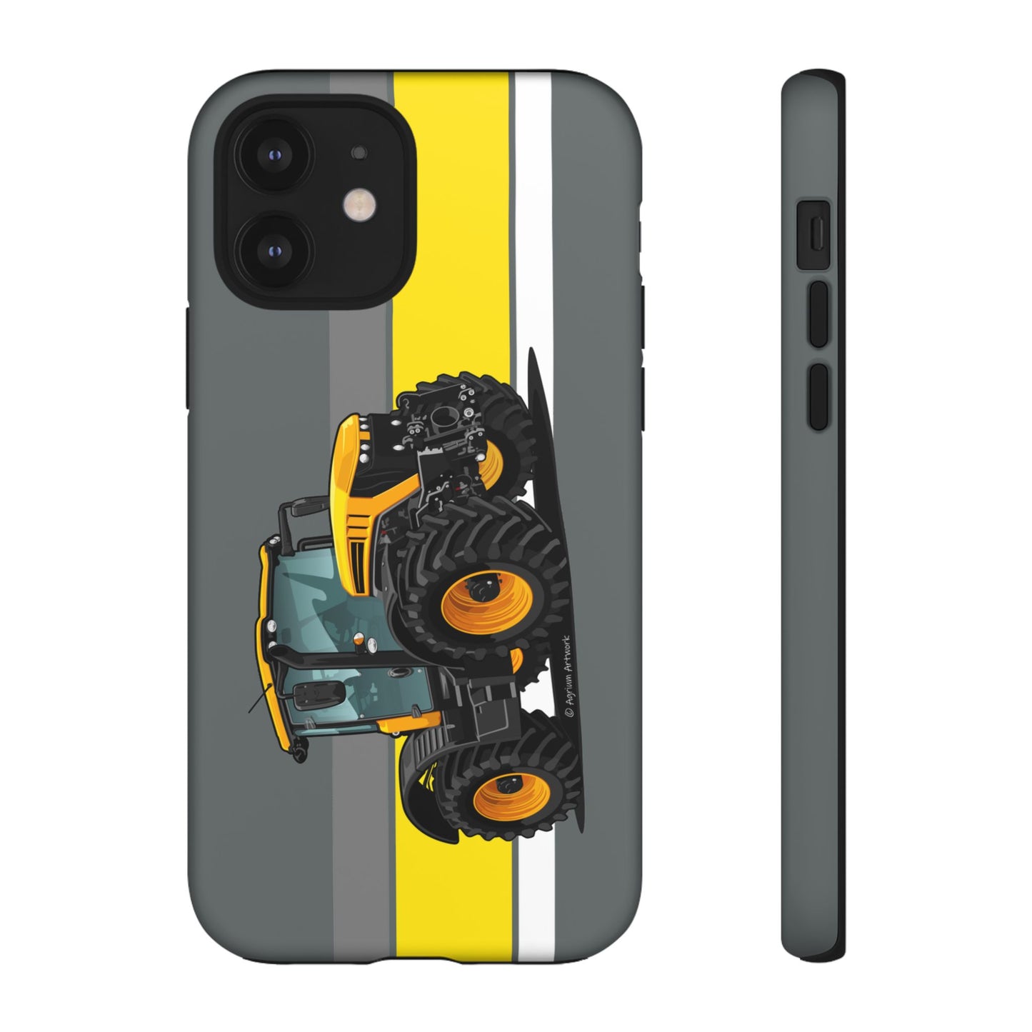 Yellow Fastrak 4000 Series Tough Phone Case - Grey