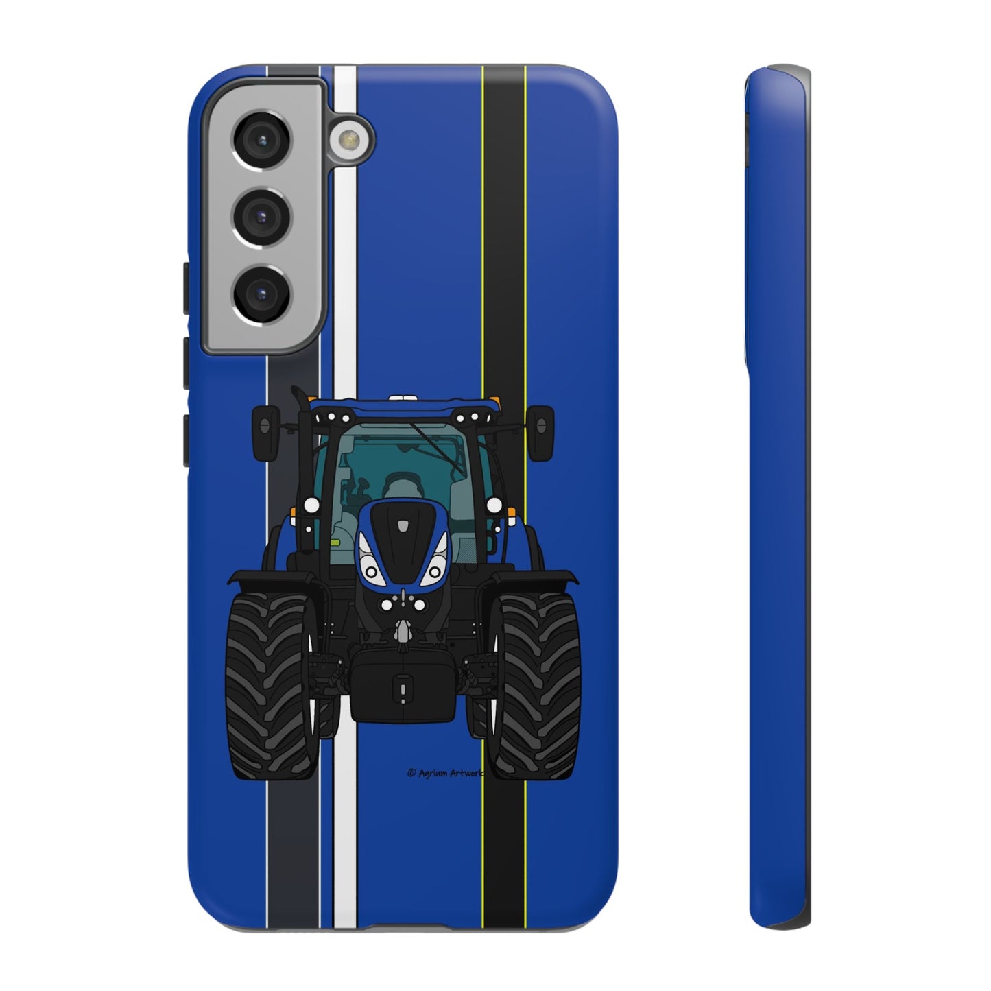 Blue Tractor #4 Tough Phone Case