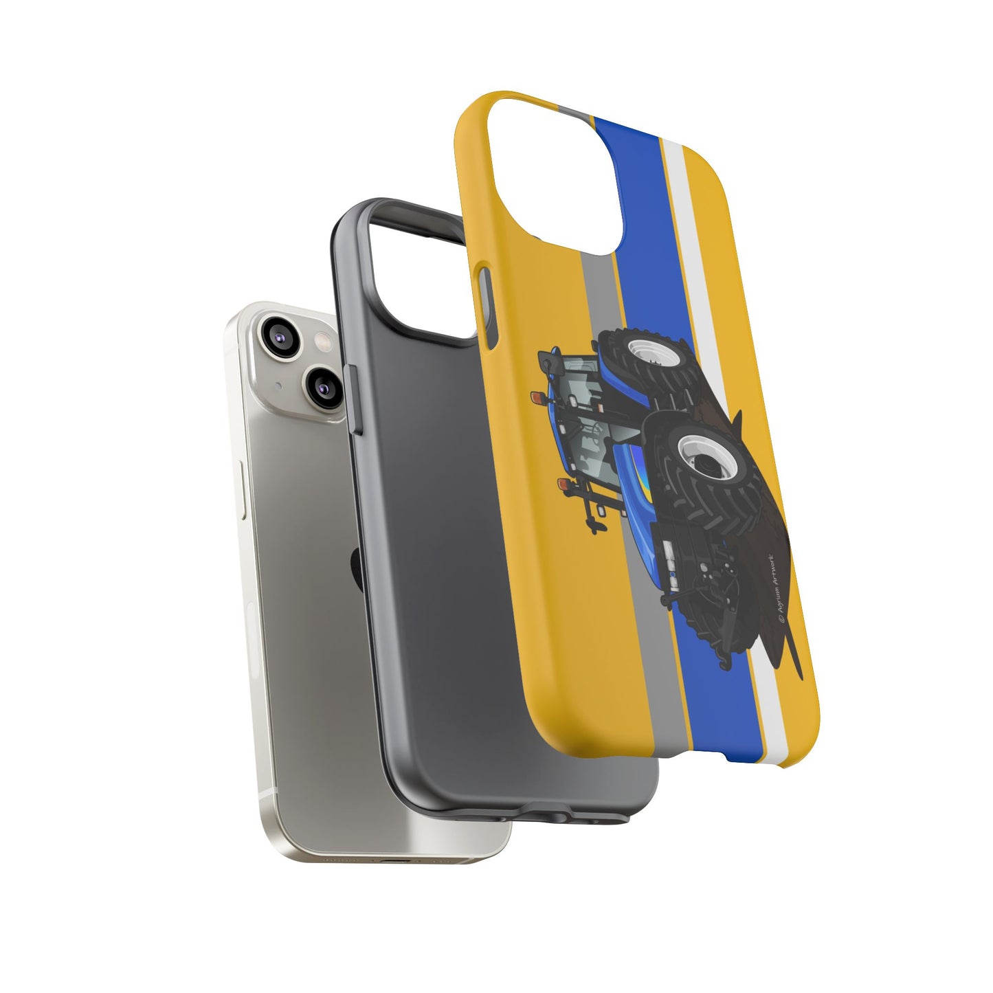 New Holland TM155 Tough Phone Case - Yellow