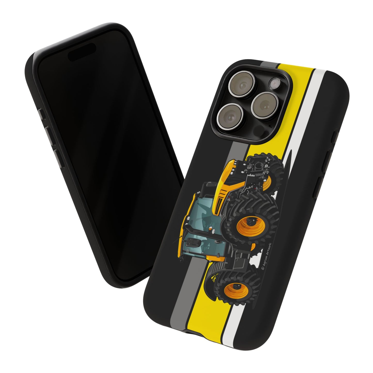 Yellow Fastrak 4000 Series Tough Phone Case - Black