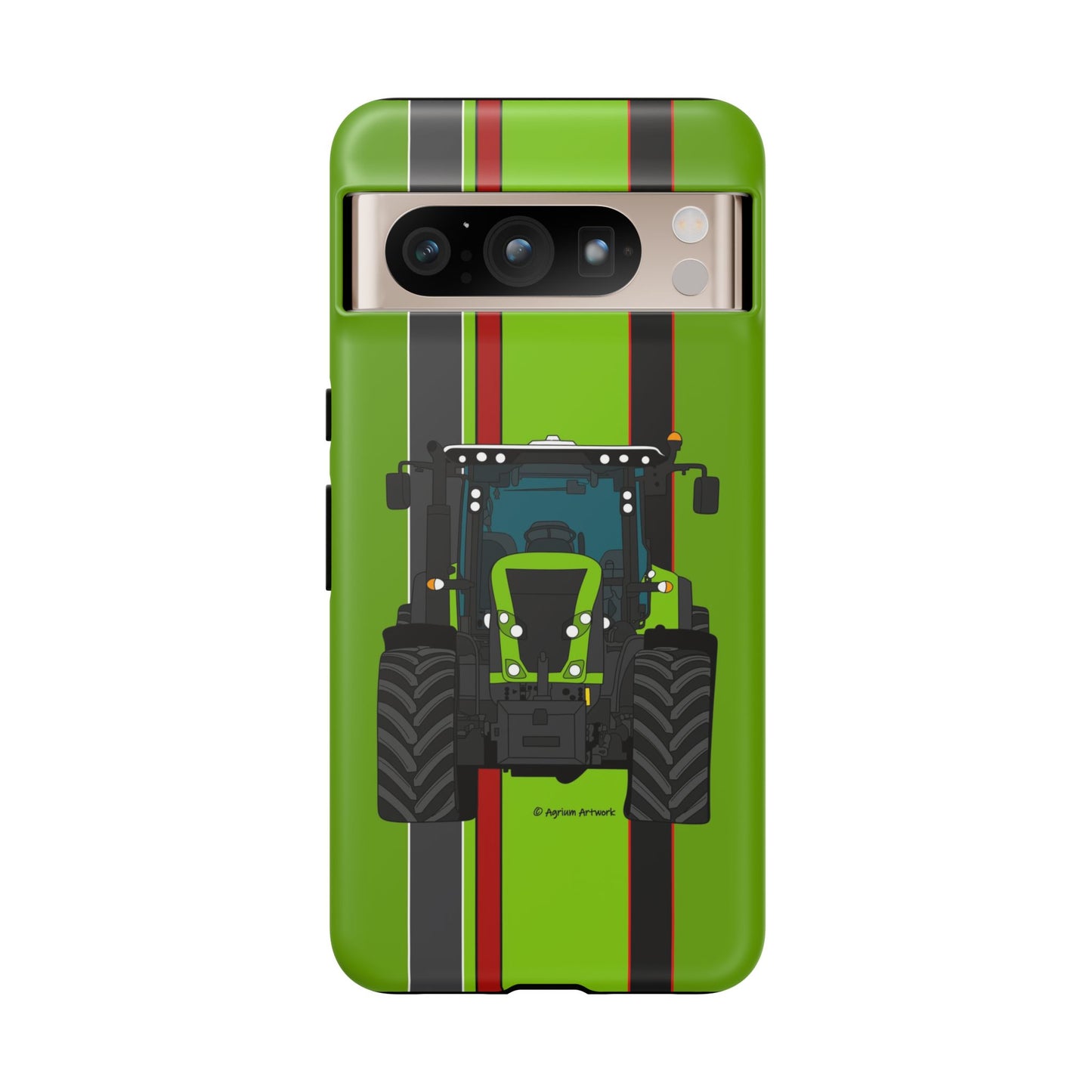 Lime Green Tractor #1 Tough Phone Case