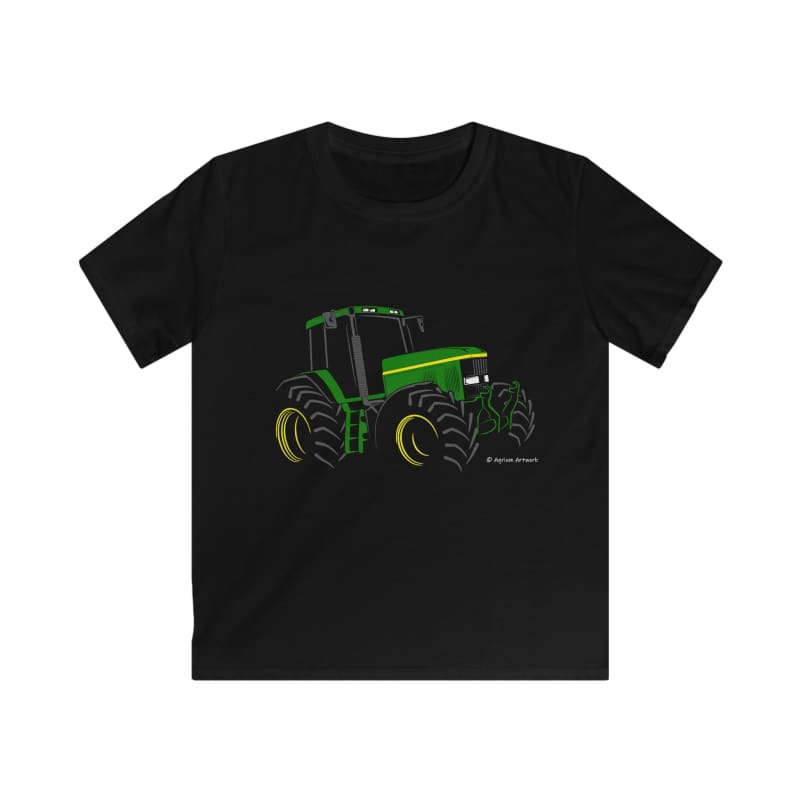John Deere 7810 Tractor - Kids Silhouette T-Shirt