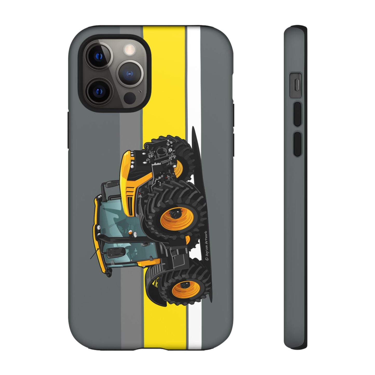 Yellow Fastrak 4000 Series Tough Phone Case - Grey