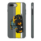 Yellow Fastrak 4000 Series Tough Phone Case - Grey