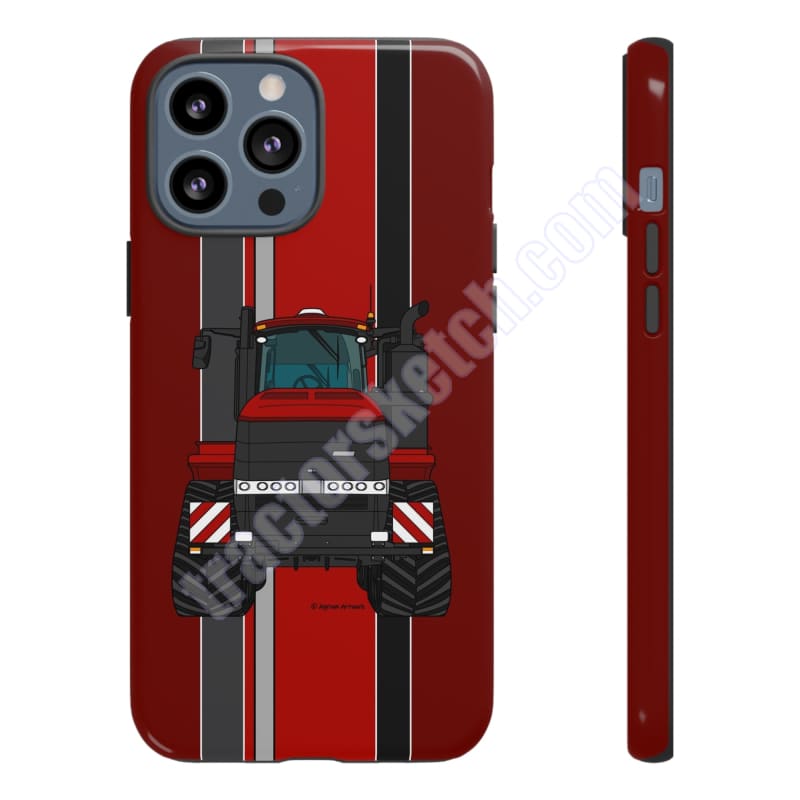 Dark Red Tractor #2 Tough Phone Case