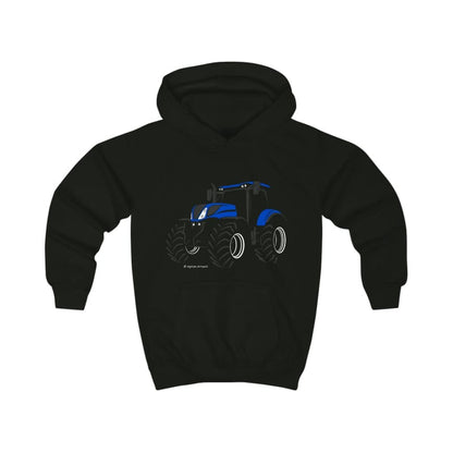 New Holland T7 Tractor - Kids Silhouette Hoodie