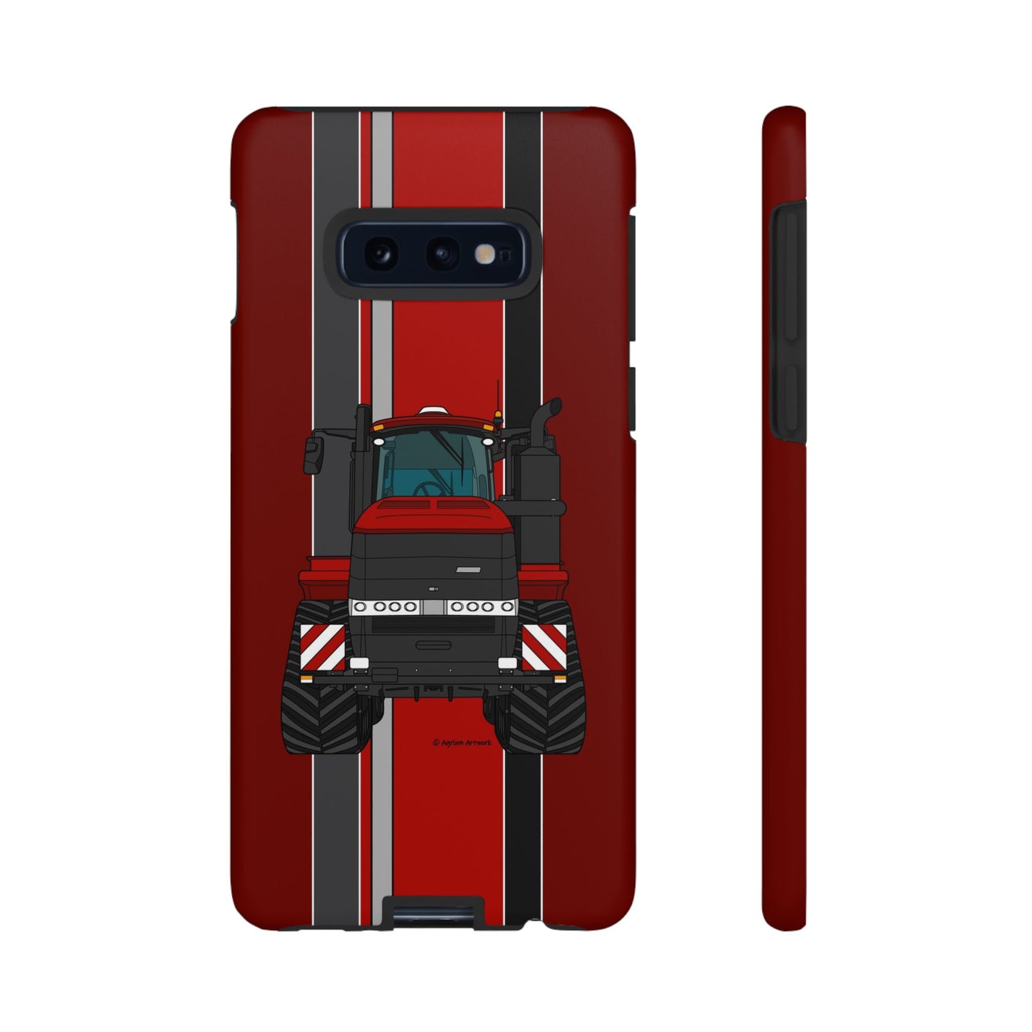 Dark Red Tractor #2 Tough Phone Case