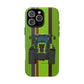 Lime Green Tractor #1 Tough Phone Case