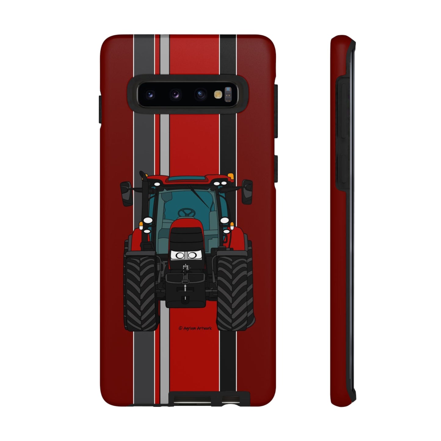 Dark Red Tractor #1 Tough Phone Case