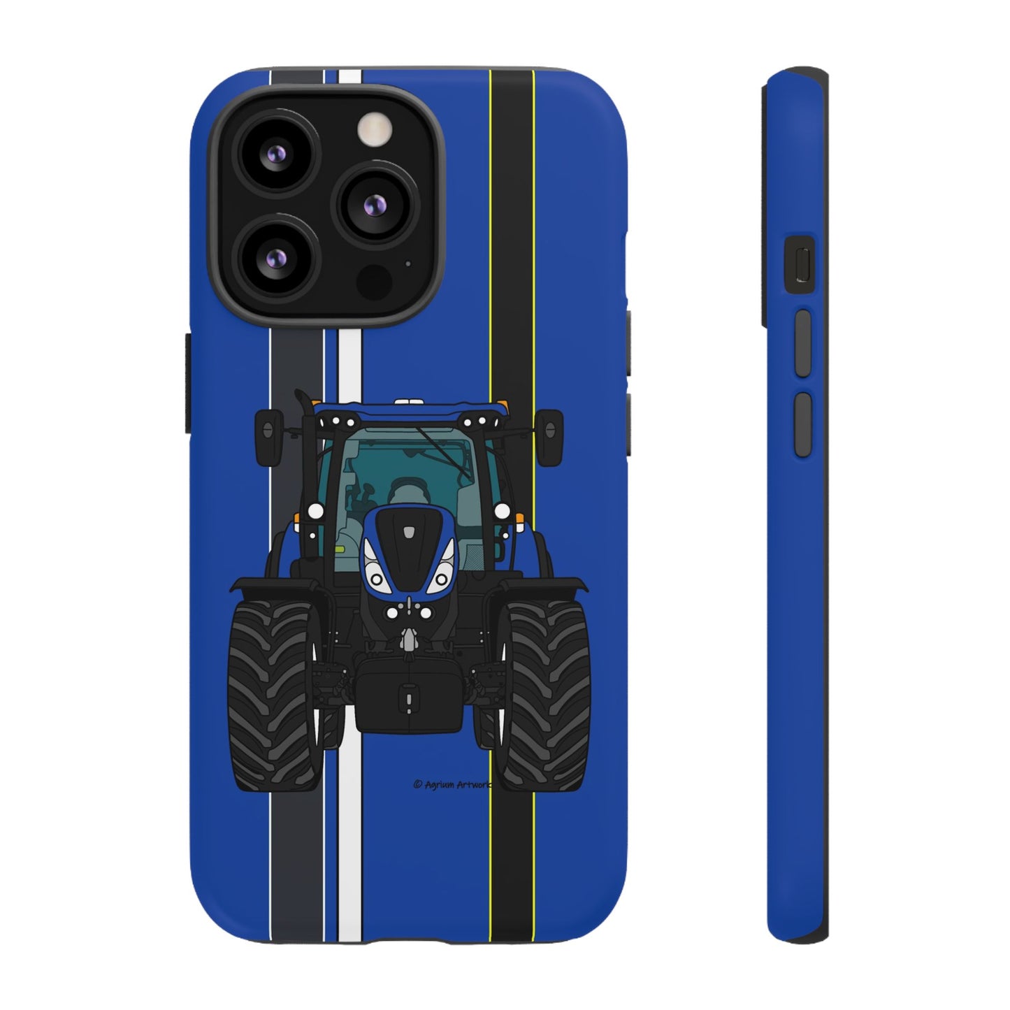 Blue Tractor #4 Tough Phone Case