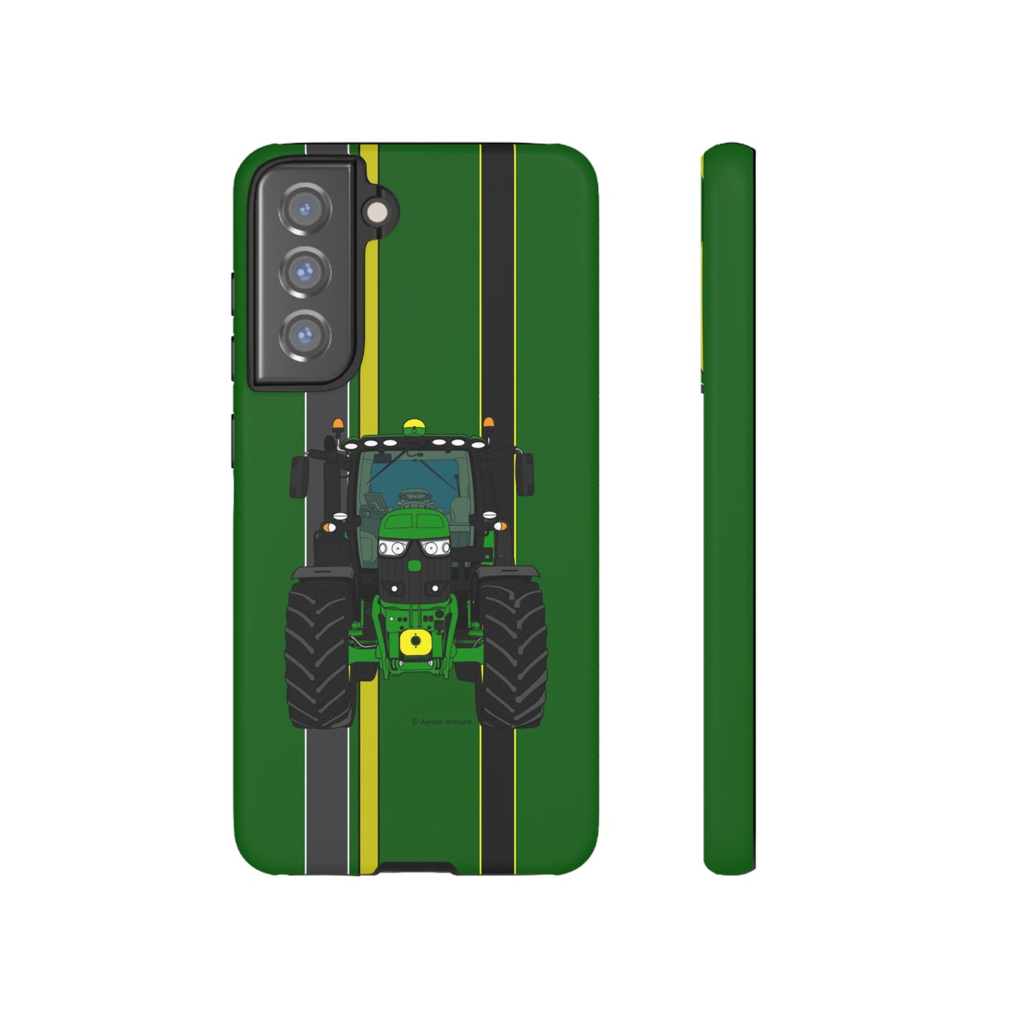 Green Tractor #1 Tough Phone Case