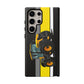 Yellow Fastrak 4000 Series Tough Phone Case - Black