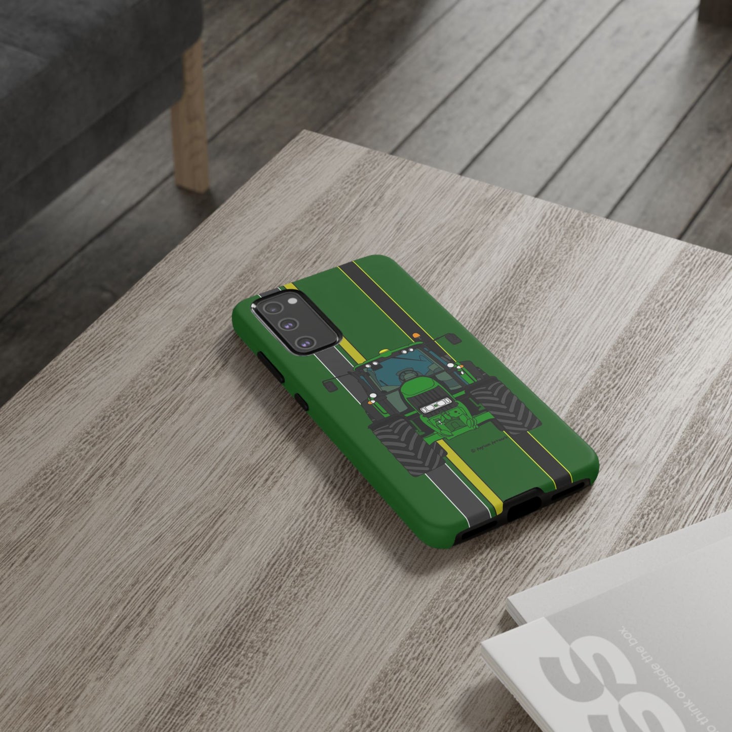 Green Tractor #2 Tough Phone Case