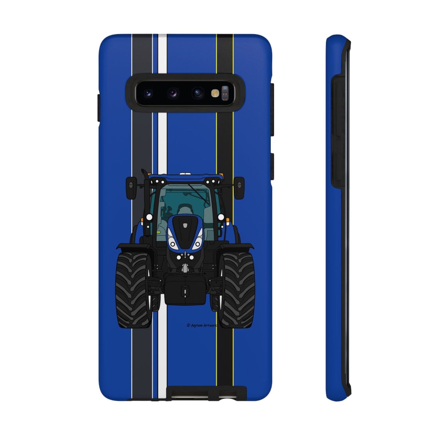 Blue Tractor #4 Tough Phone Case