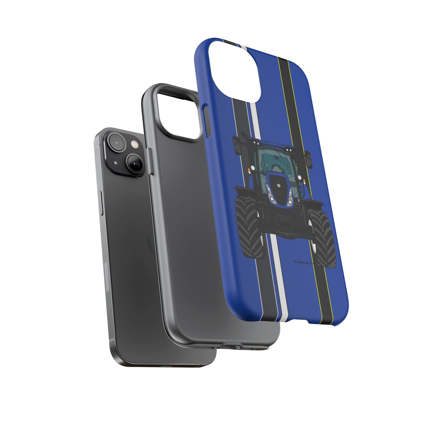 Blue Tractor #1 Tough Phone Case