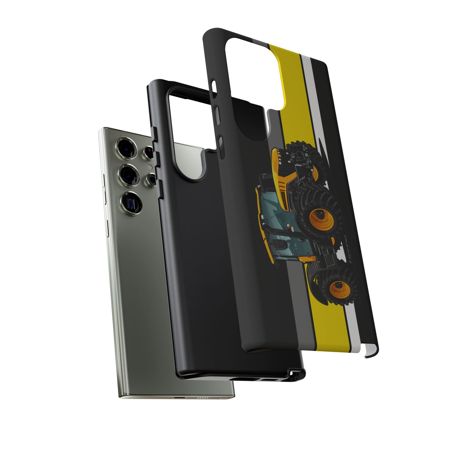 Yellow Fastrak 4000 Series Tough Phone Case - Black