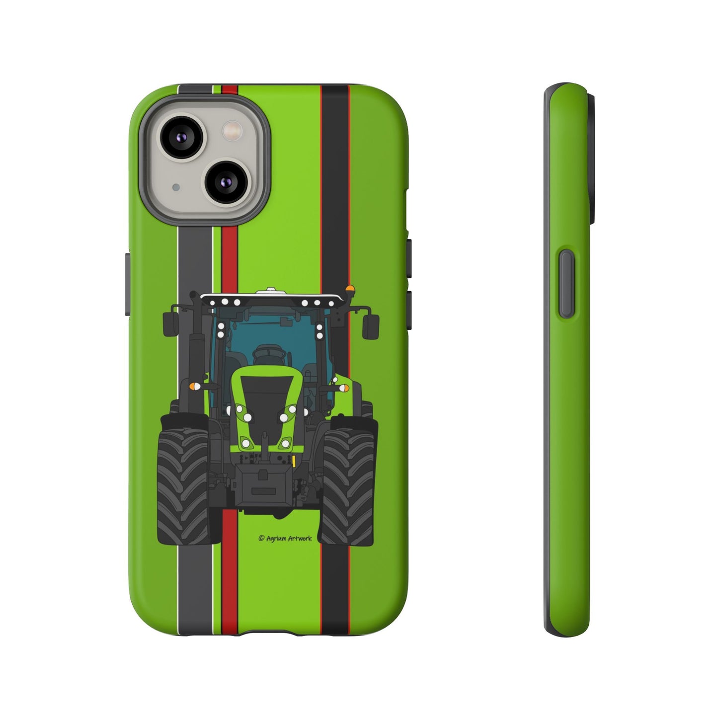 Lime Green Tractor #1 Tough Phone Case