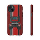 Dark Red Tractor #2 Tough Phone Case