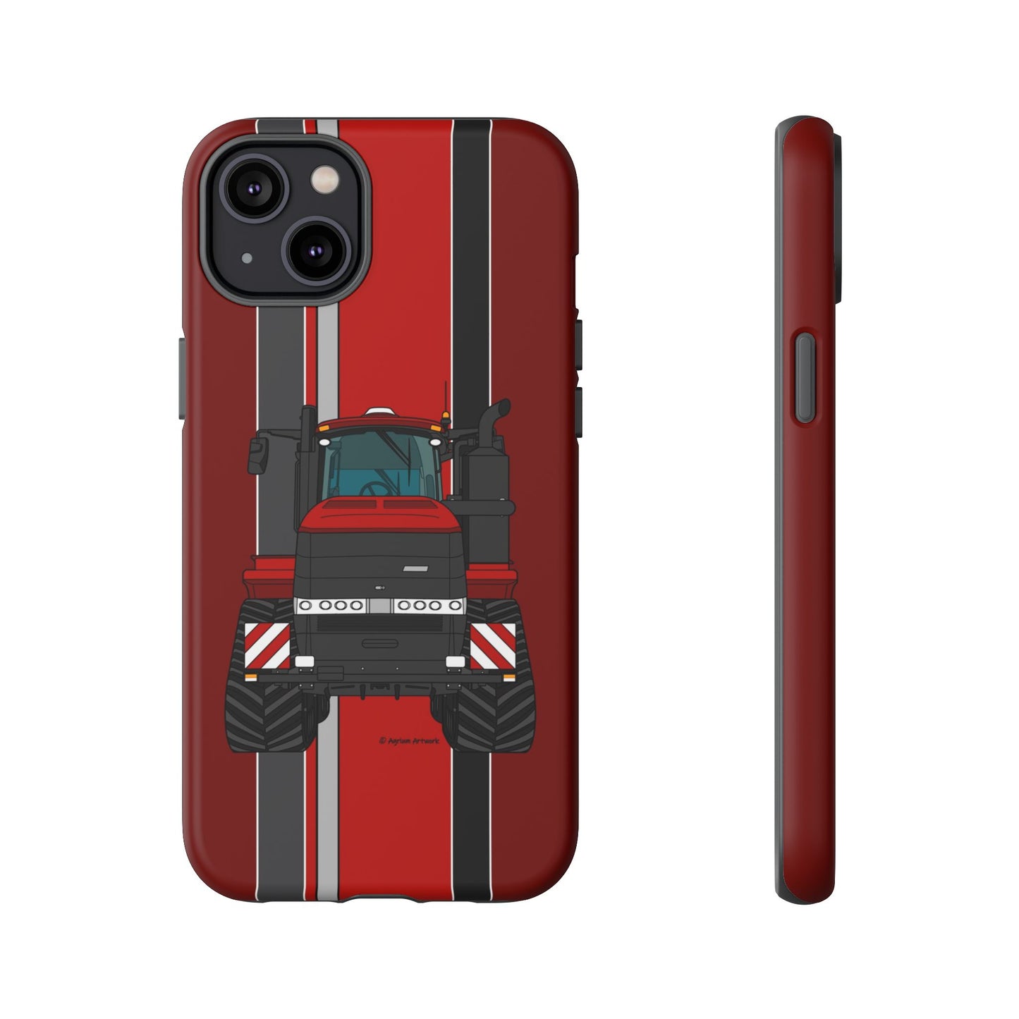 Dark Red Tractor #2 Tough Phone Case