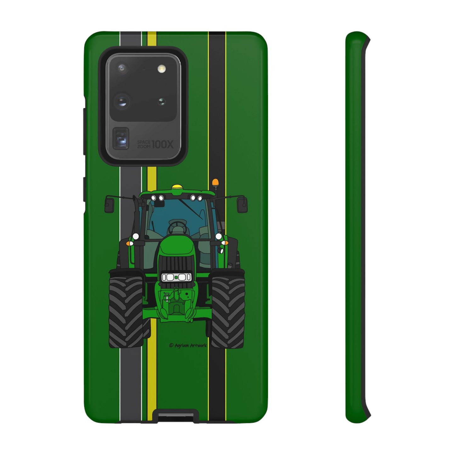 Green Tractor #2 Tough Phone Case