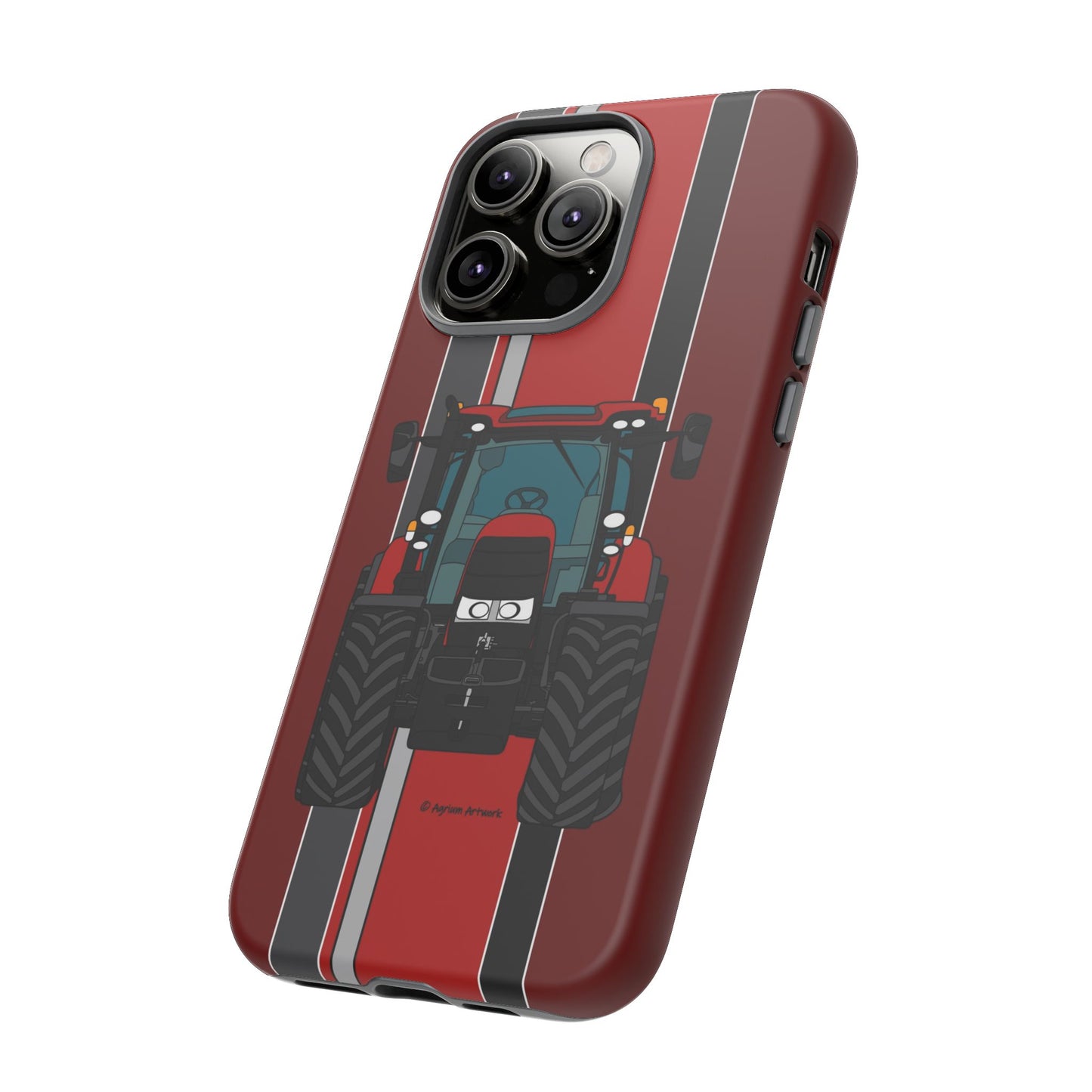 Dark Red Tractor #1 Tough Phone Case