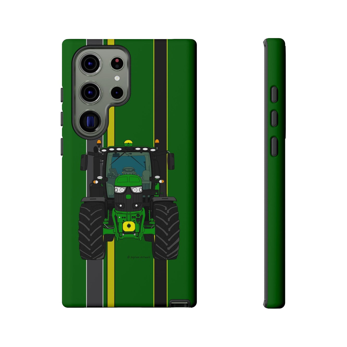 Green Tractor #1 Tough Phone Case