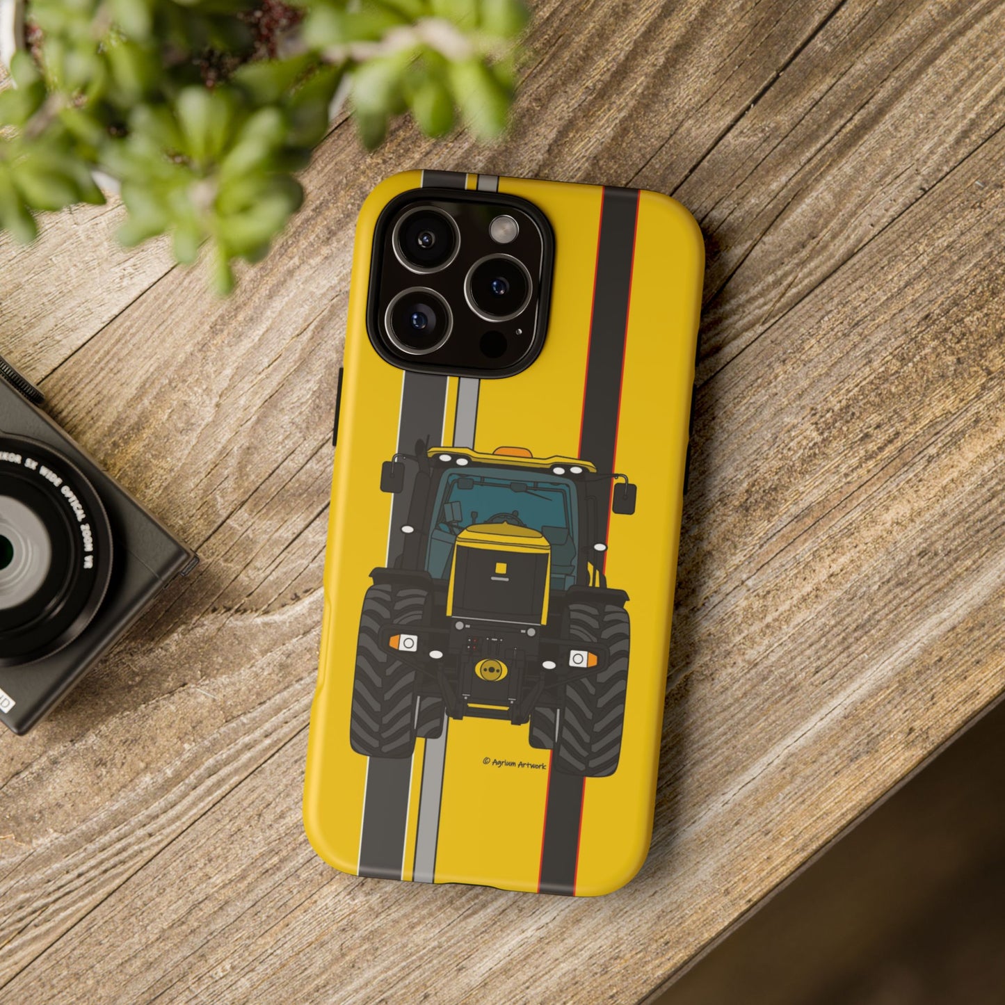 Yellow Fast Tractor #2 Tough Phone Case