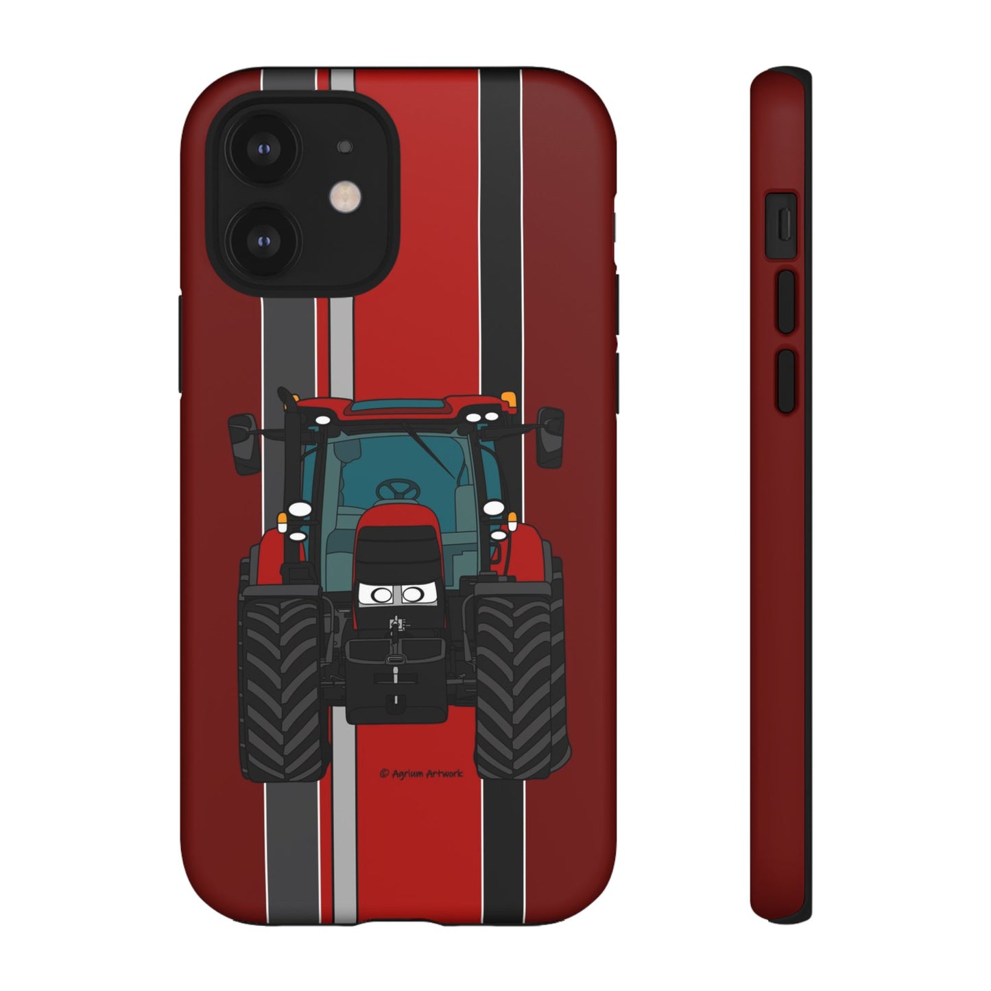 Dark Red Tractor #1 Tough Phone Case