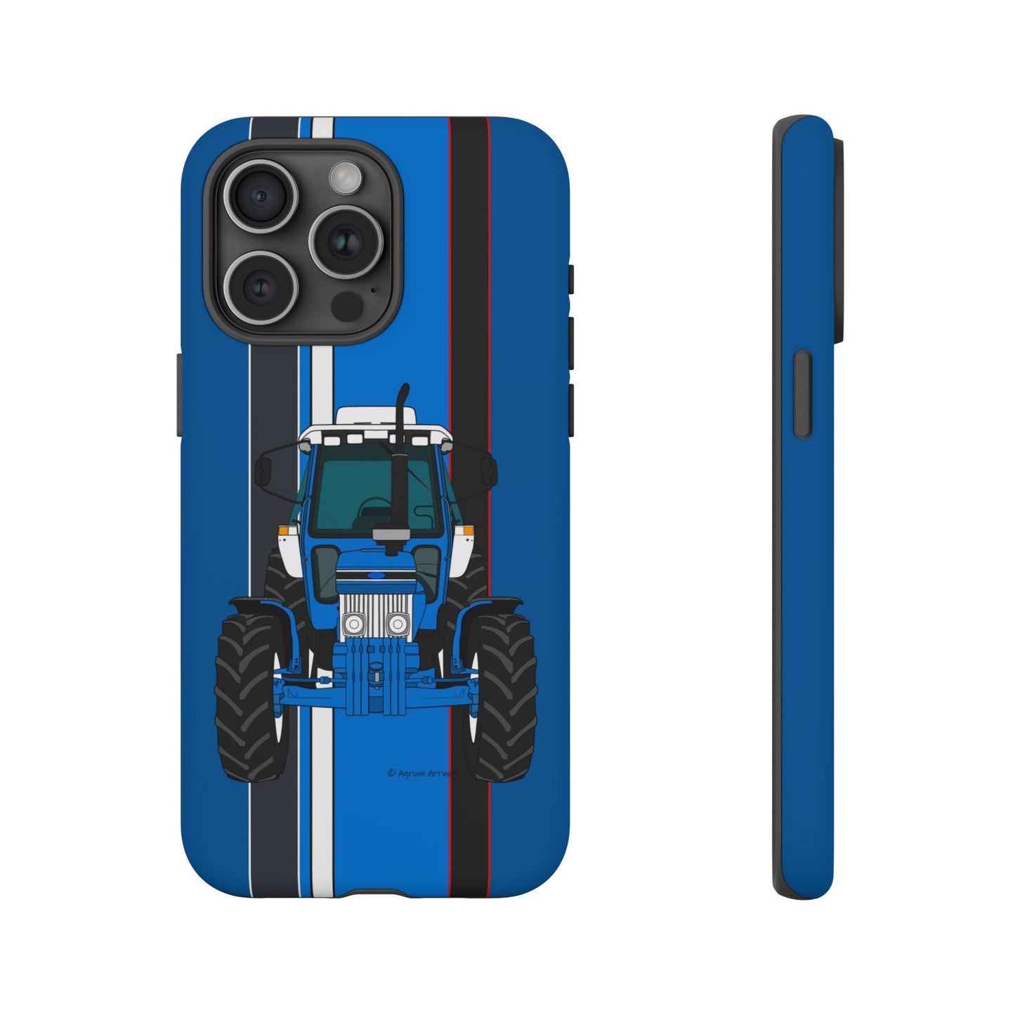 Blue Tractor #3 Tough Phone Case