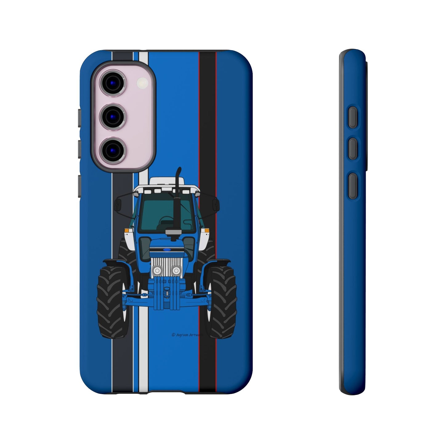 Blue Tractor #3 Tough Phone Case