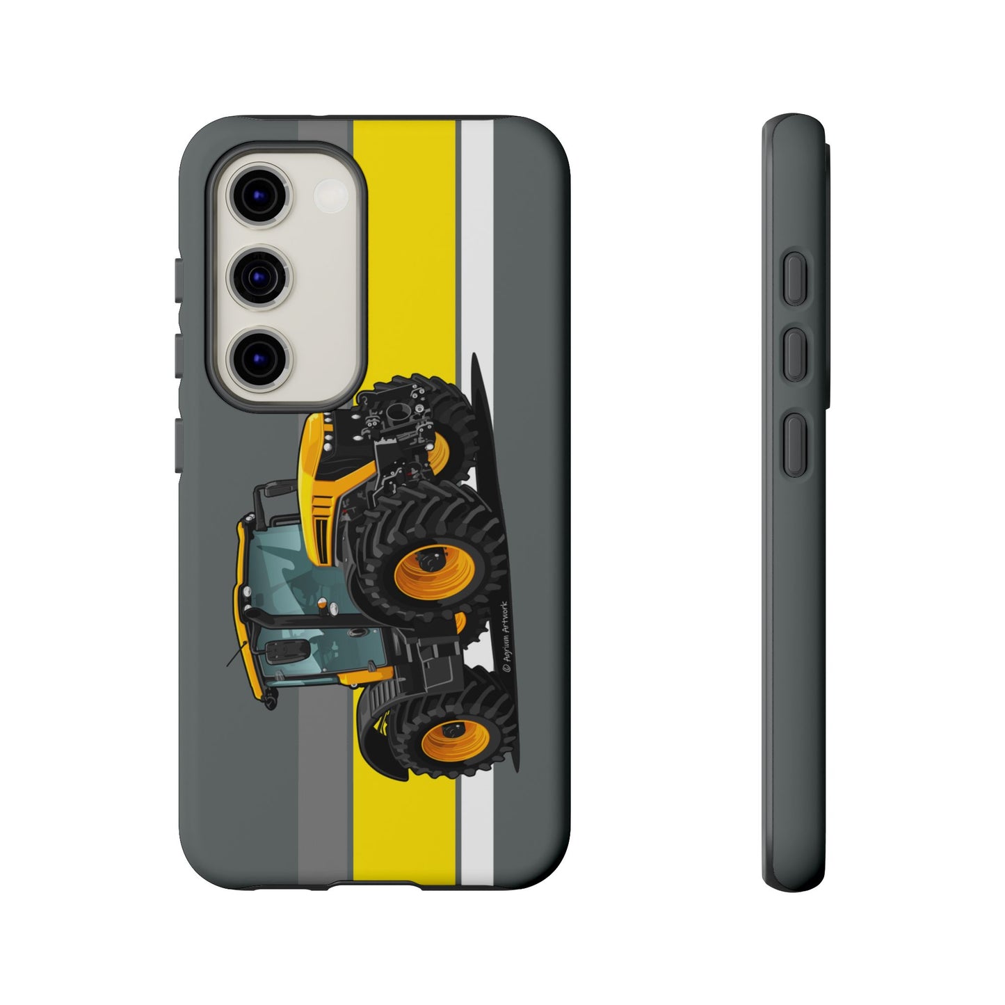 Yellow Fastrak 4000 Series Tough Phone Case - Grey