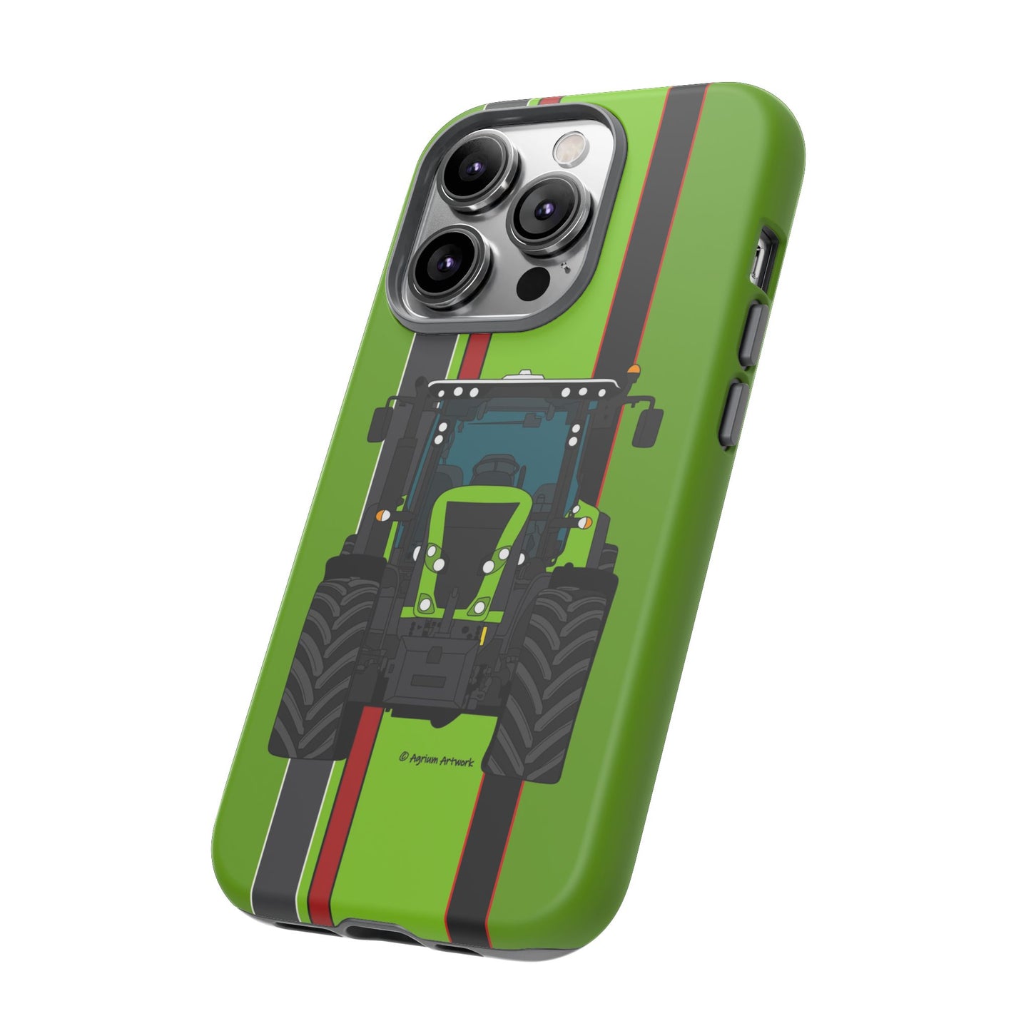 Lime Green Tractor #1 Tough Phone Case