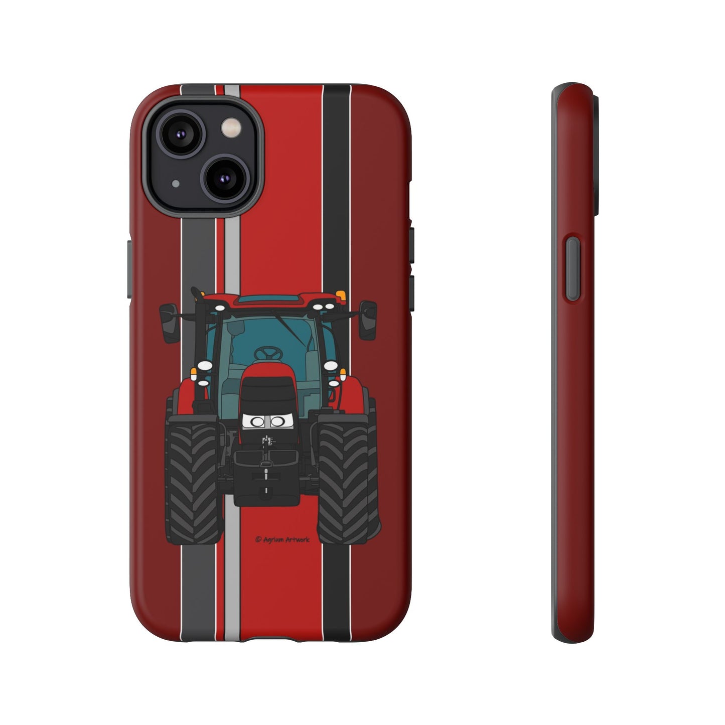 Dark Red Tractor #1 Tough Phone Case