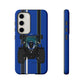 Blue Tractor #4 Tough Phone Case