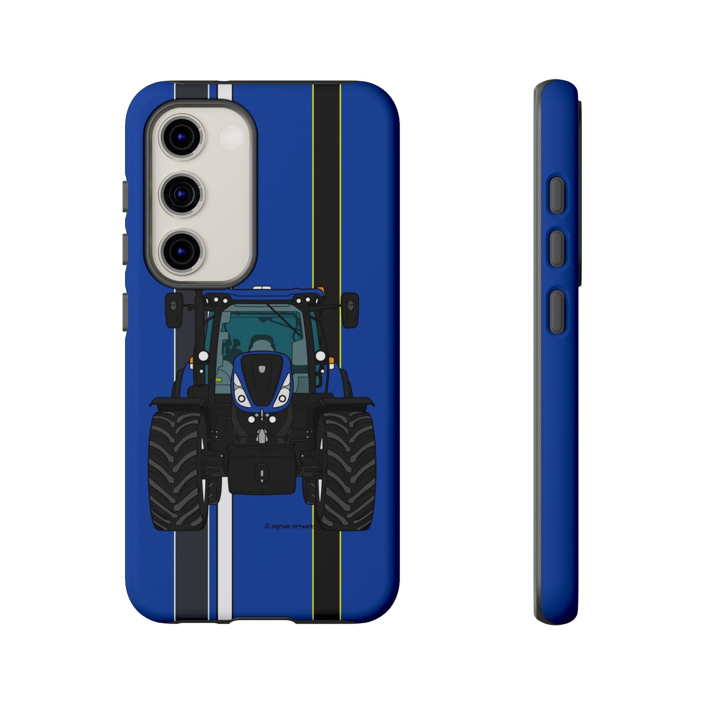 Blue Tractor #4 Tough Phone Case