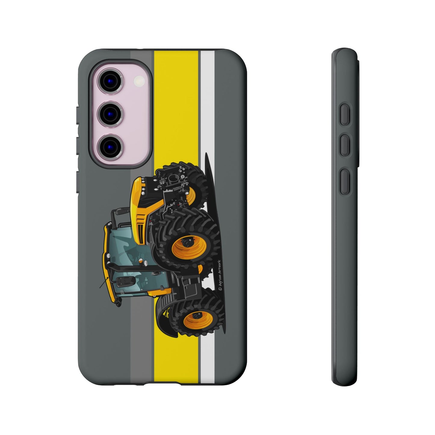 Yellow Fastrak 4000 Series Tough Phone Case - Grey