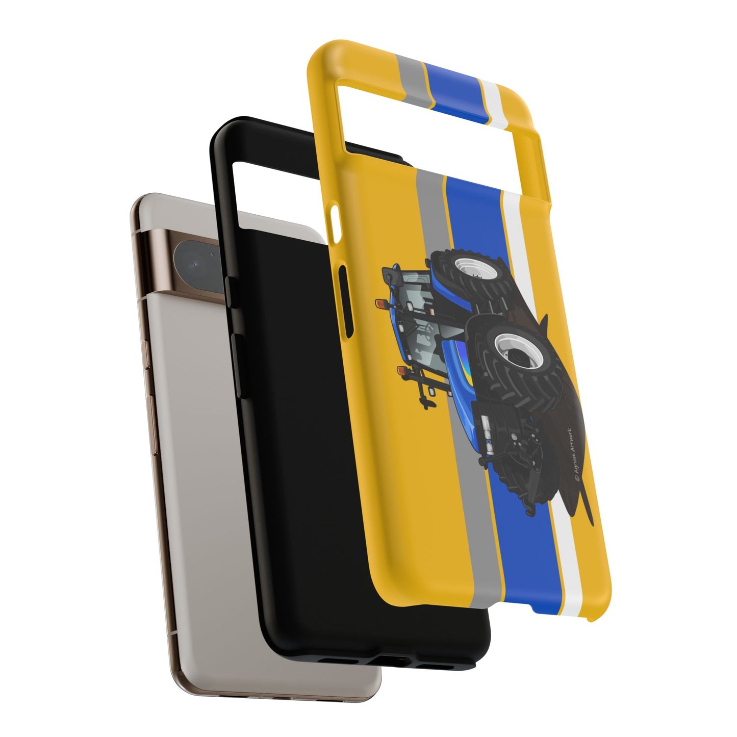 New Holland TM155 Tough Phone Case - Yellow