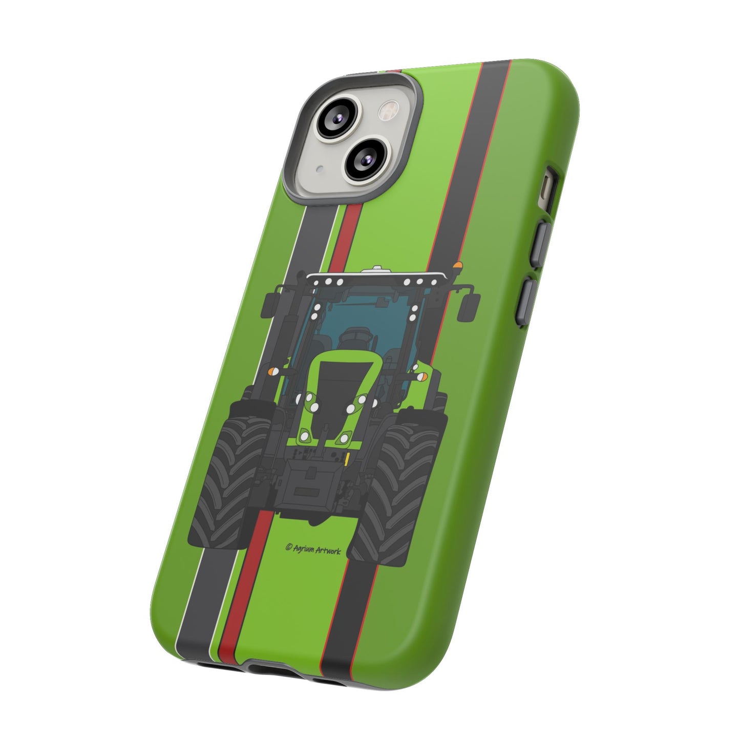 Lime Green Tractor #1 Tough Phone Case