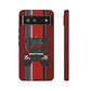 Dark Red Tractor #2 Tough Phone Case