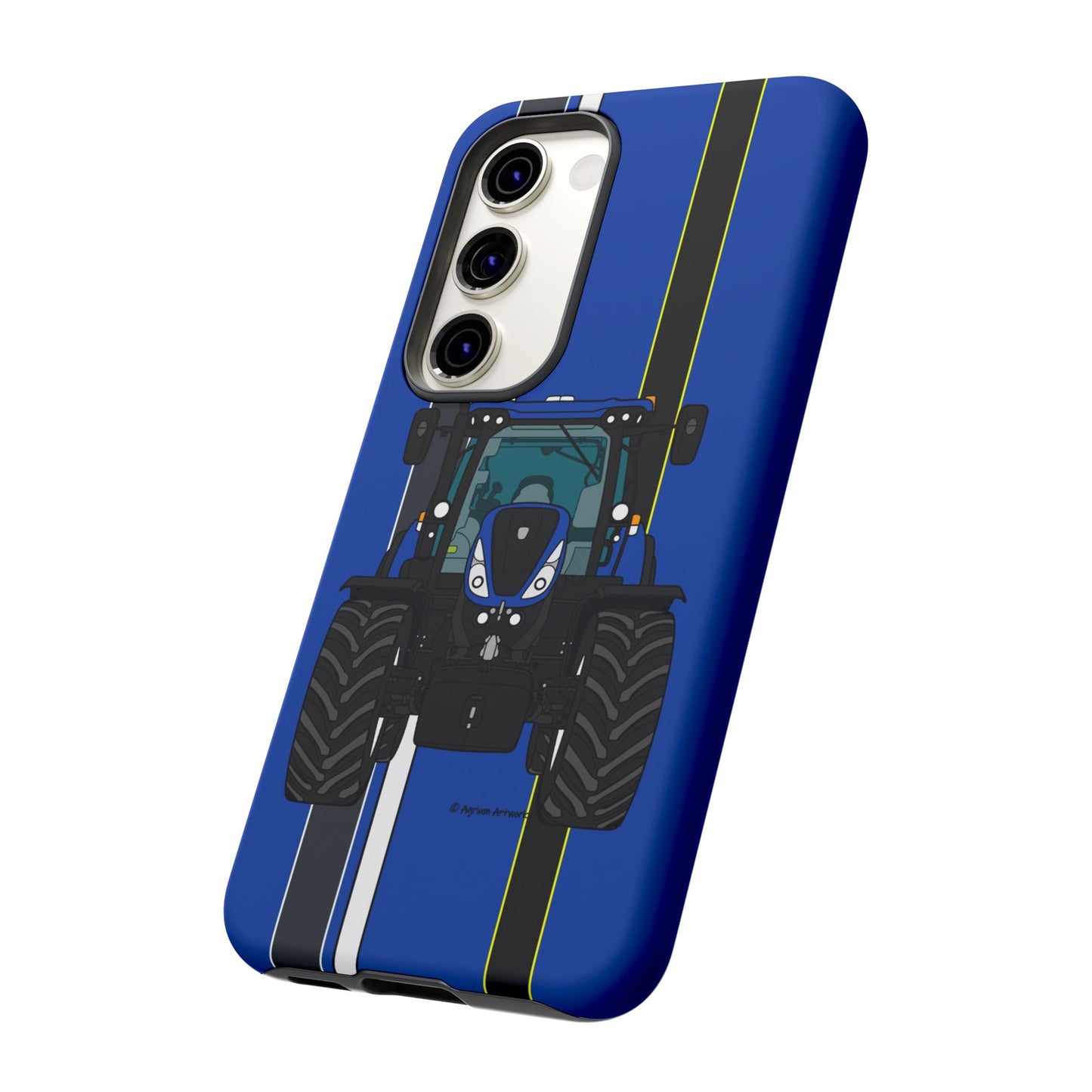 Blue Tractor #4 Tough Phone Case