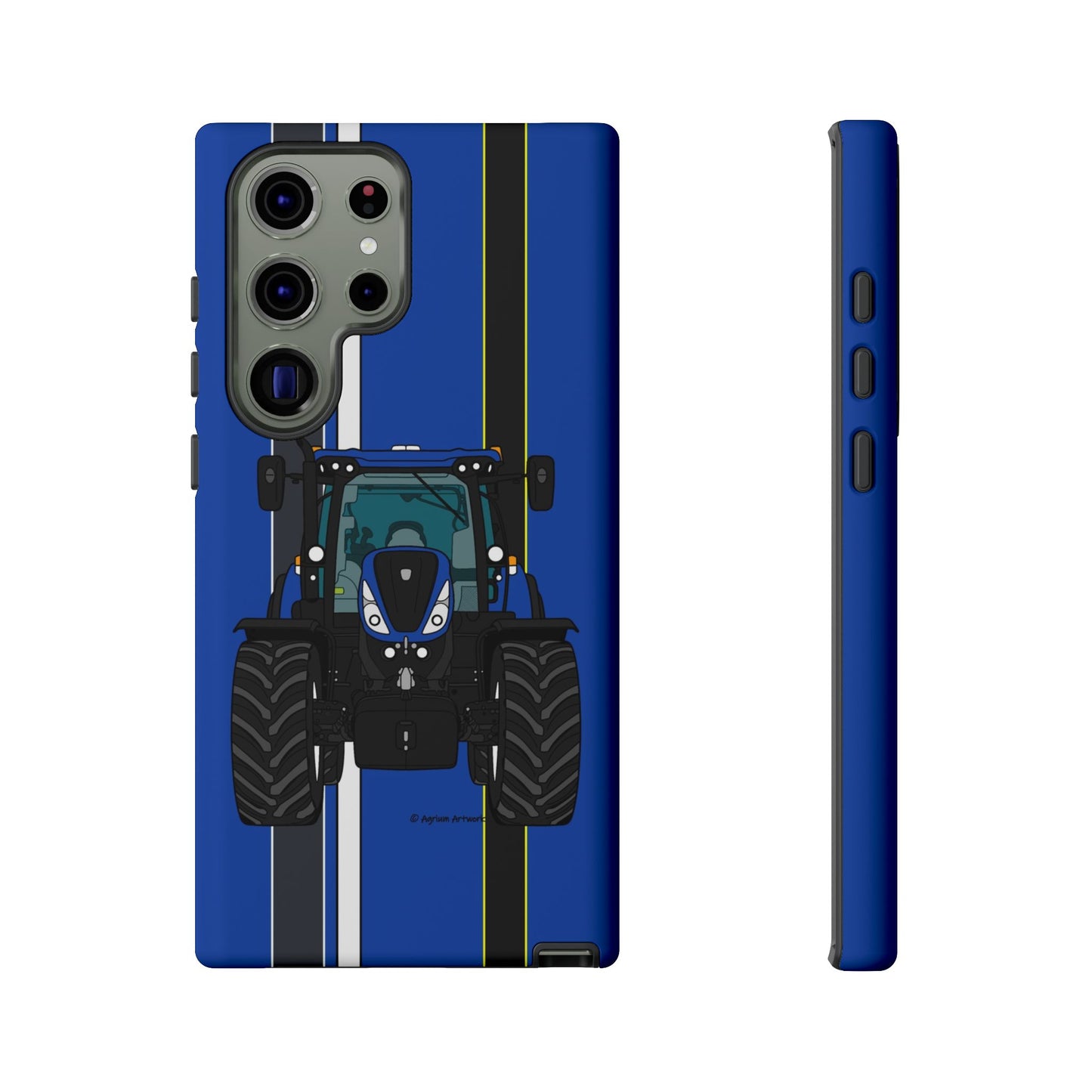 Blue Tractor #4 Tough Phone Case