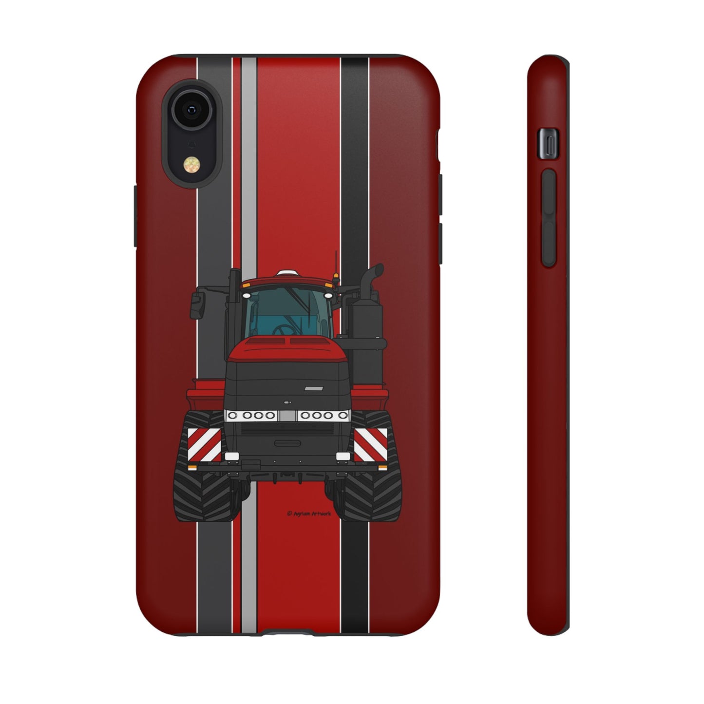 Dark Red Tractor #2 Tough Phone Case