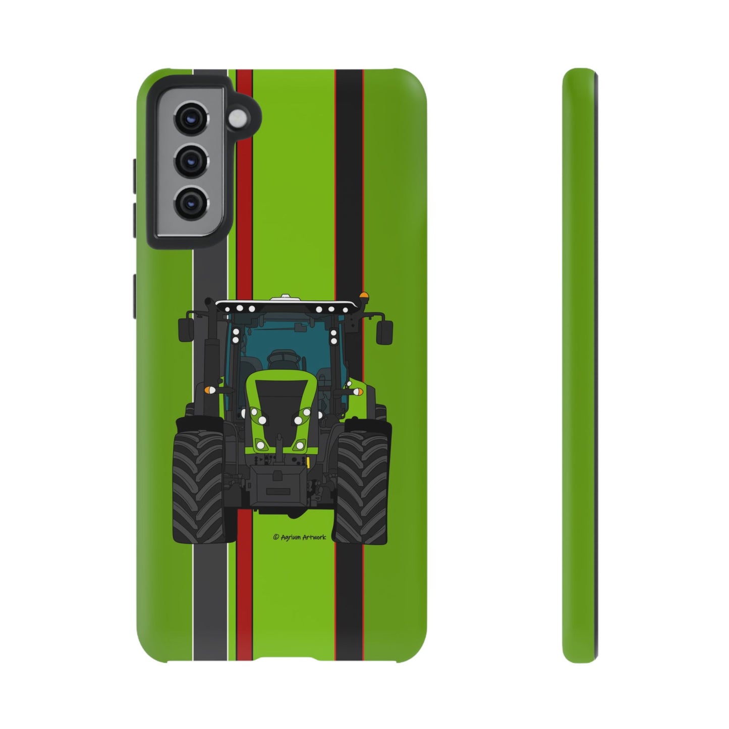 Lime Green Tractor #1 Tough Phone Case