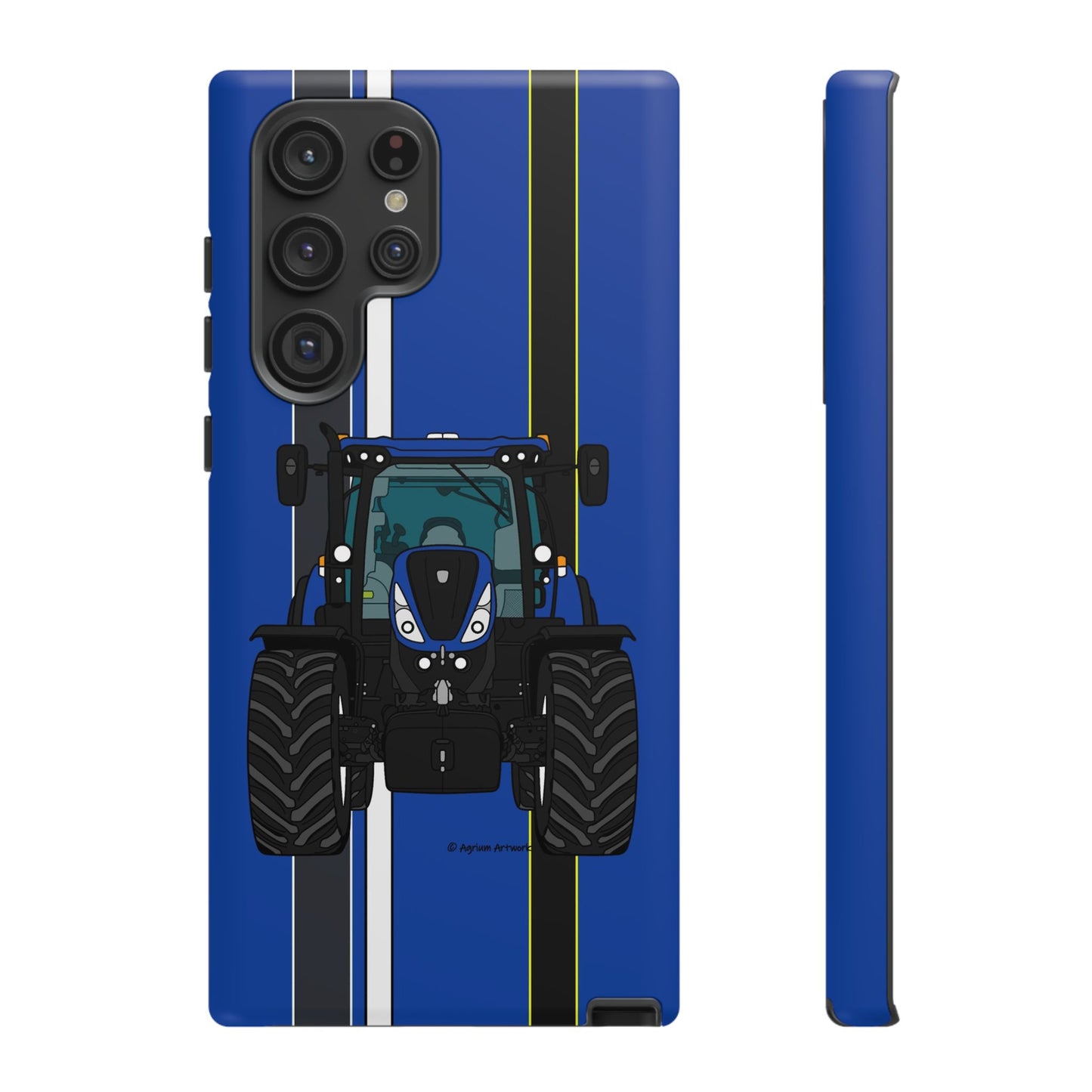 Blue Tractor #4 Tough Phone Case