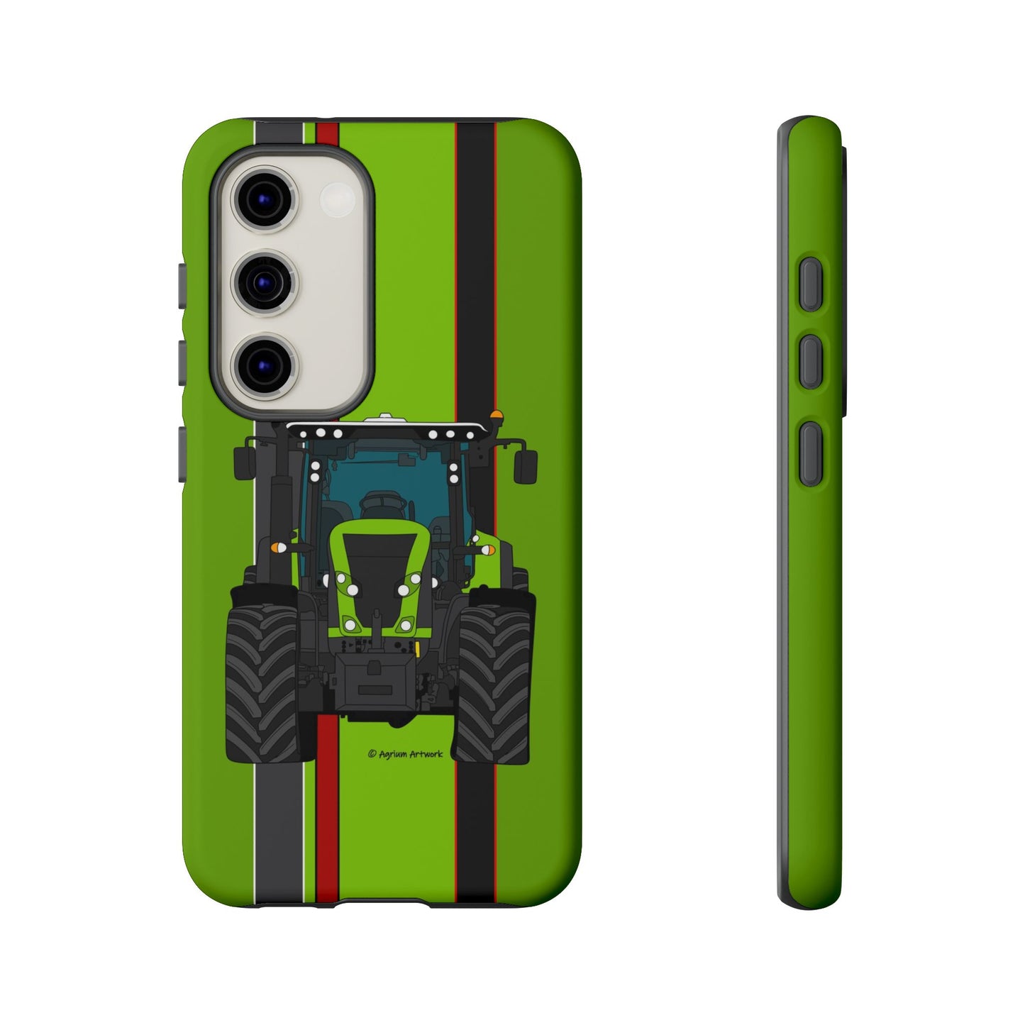 Lime Green Tractor #1 Tough Phone Case