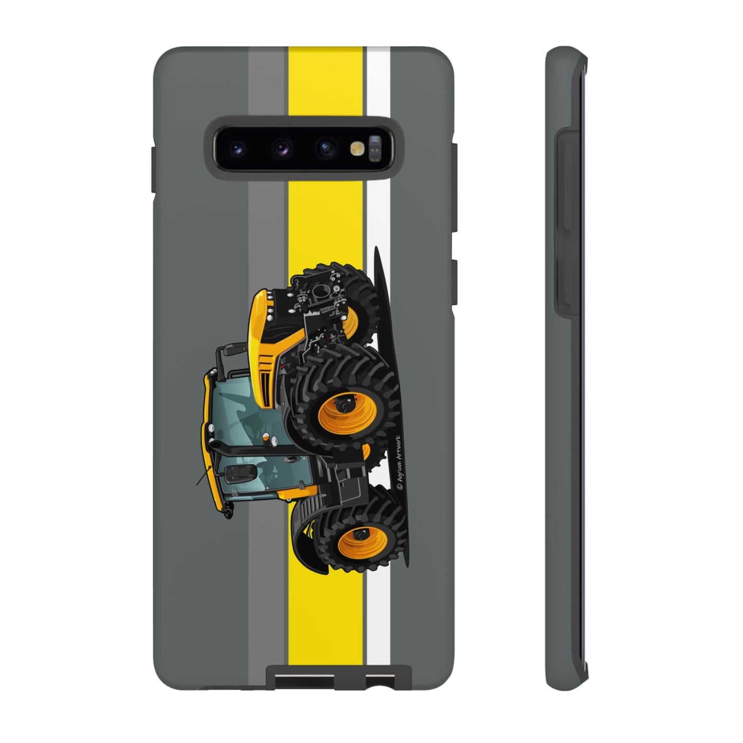 Yellow Fastrak 4000 Series Tough Phone Case - Grey