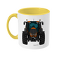 Orange Tractor #1 11oz Coloured Mug