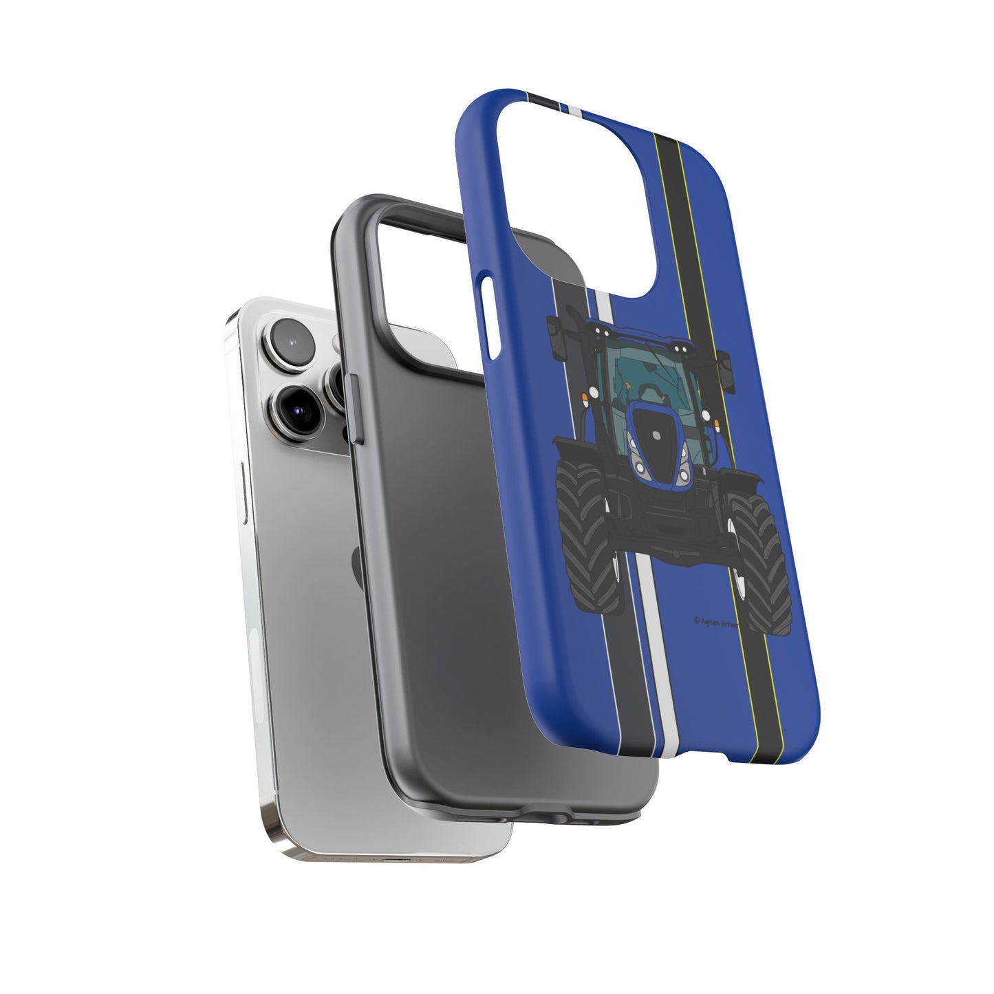 Blue Tractor #1 Tough Phone Case