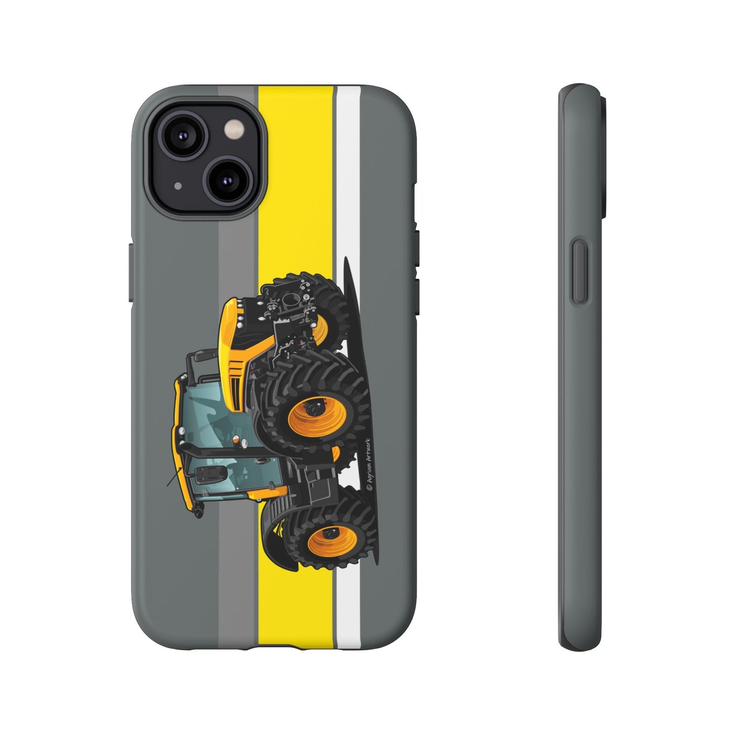 Yellow Fastrak 4000 Series Tough Phone Case - Grey