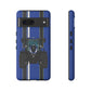 Blue Tractor #4 Tough Phone Case